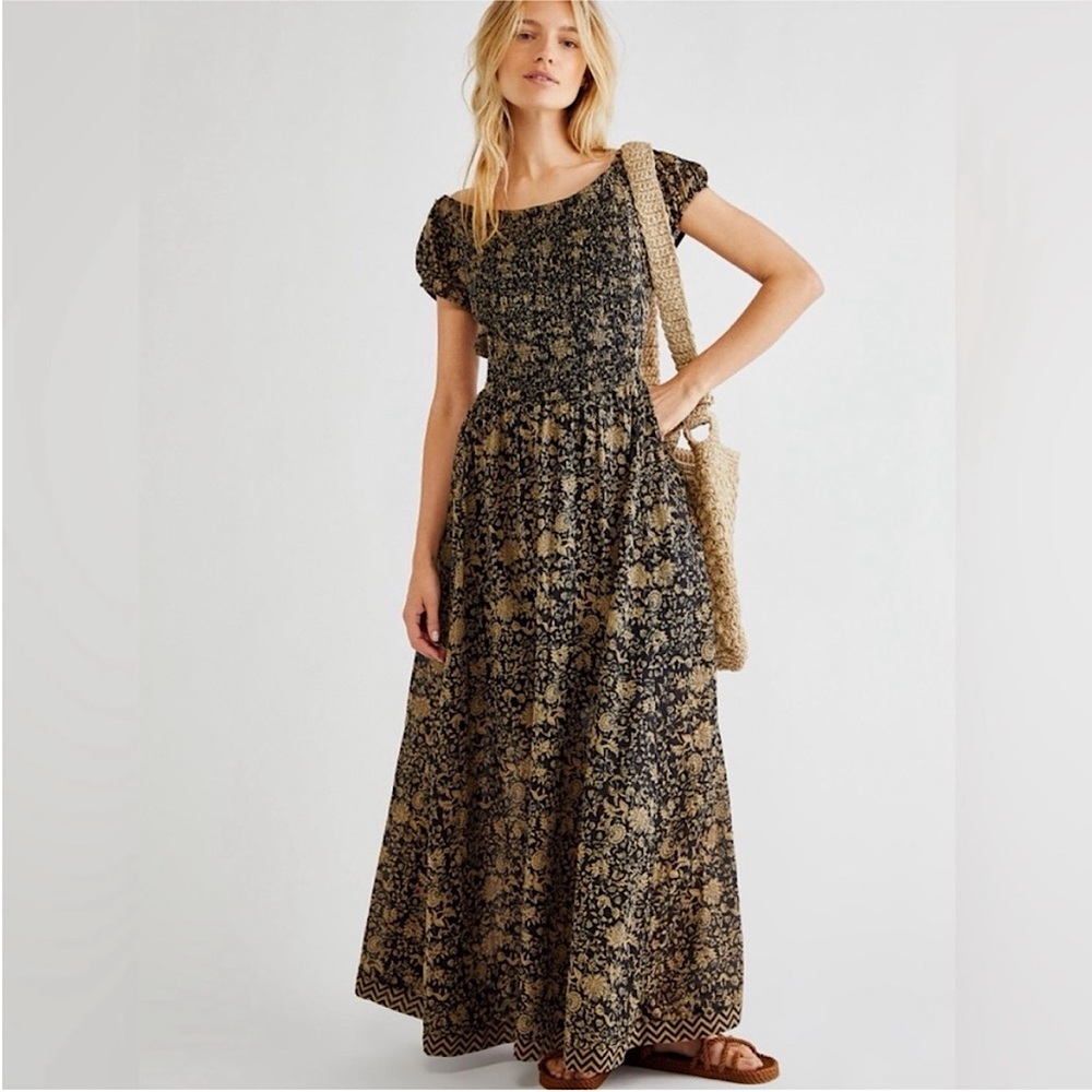 NWT Free People Ultraviolet open back midi dress size M